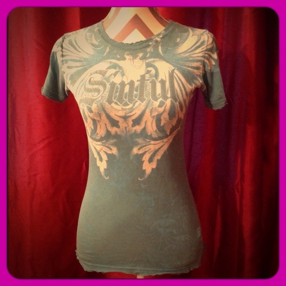 Sinful Tops - 🔴Final price drop! Sinful Tshirt